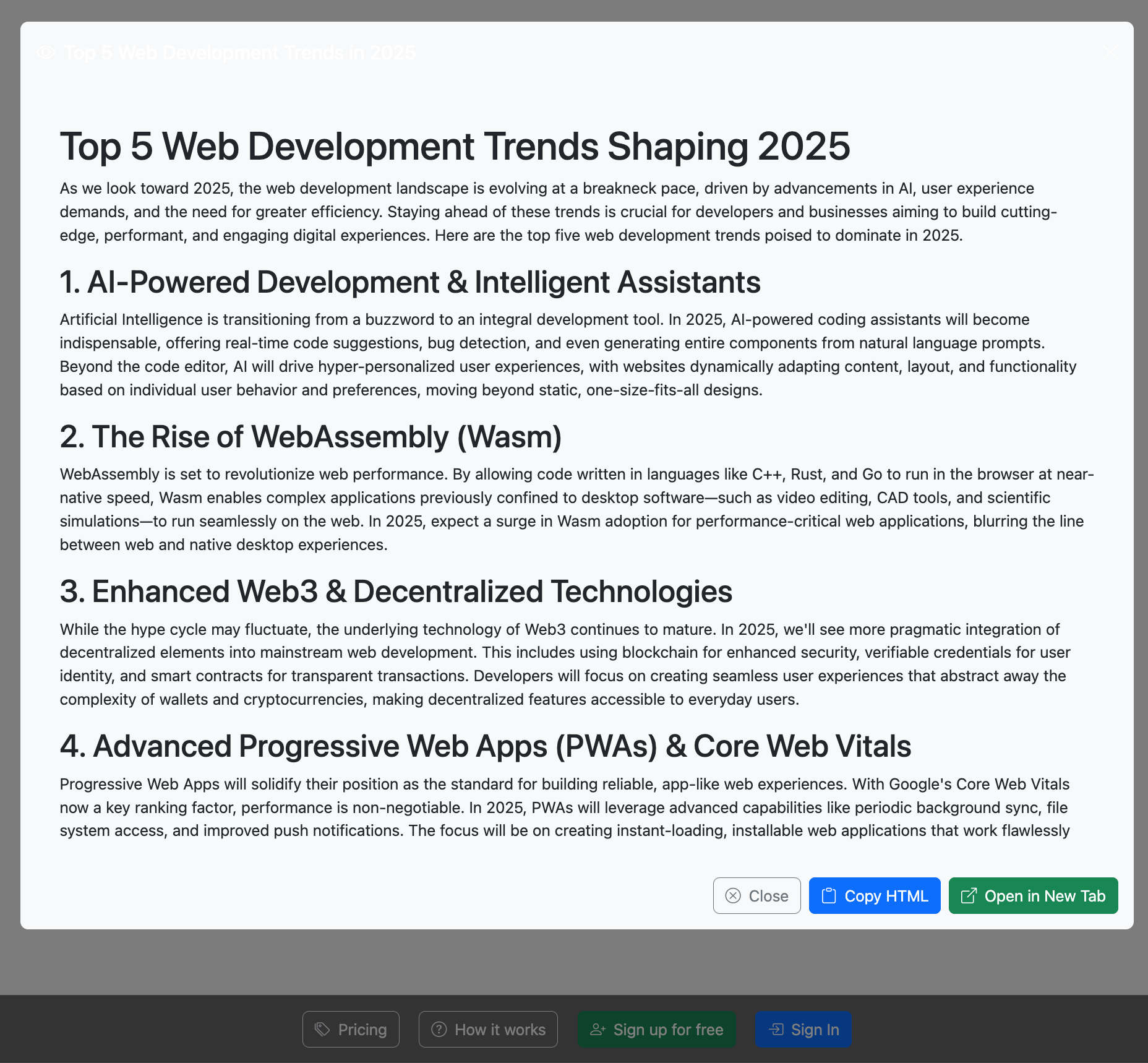 WordPress Integration